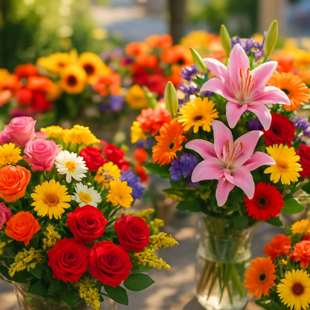 Vibrant Flower Bouquets